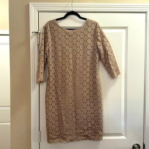 Gold Cocktail Dress Ronni Nicole